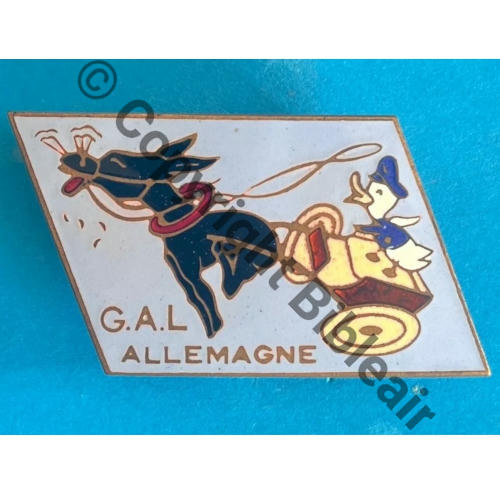 NH GAL GROUPE AERIEN DE LIAISON ALLEMAGNE  CHOBILLON SM Bol pastille Dos lisse No301 Src.mesnil01 642Eur10.24 